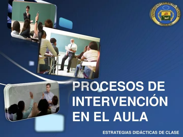 procesos de intervenci n en el aula