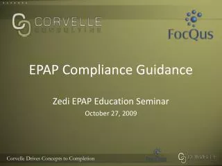 EPAP Compliance Guidance