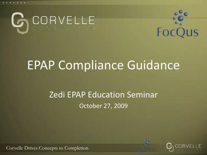 epap compliance guidance