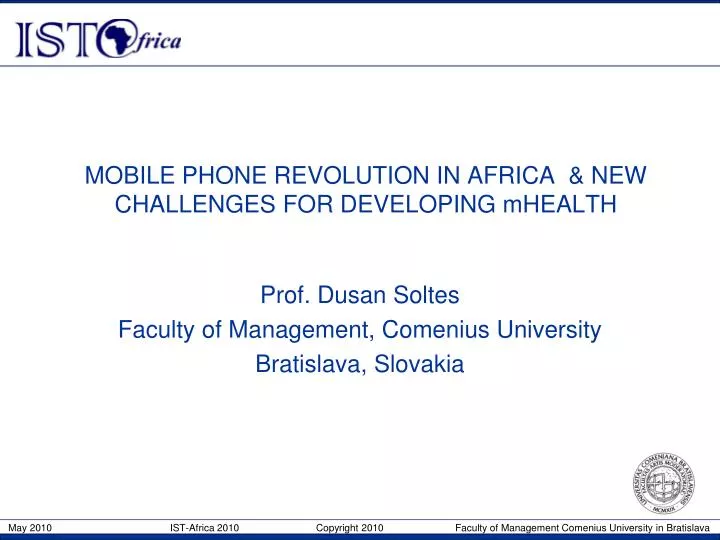mobile phone revolution in africa new challenges for developing mhealth