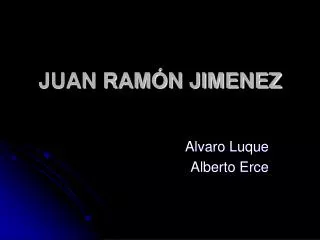 juan ram n jimenez
