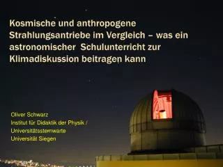 oliver schwarz institut f r didaktik der physik universit tssternwarte universit t siegen