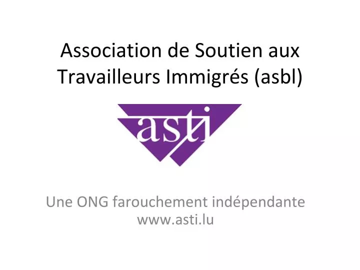 association de soutien aux travailleurs immigr s asbl