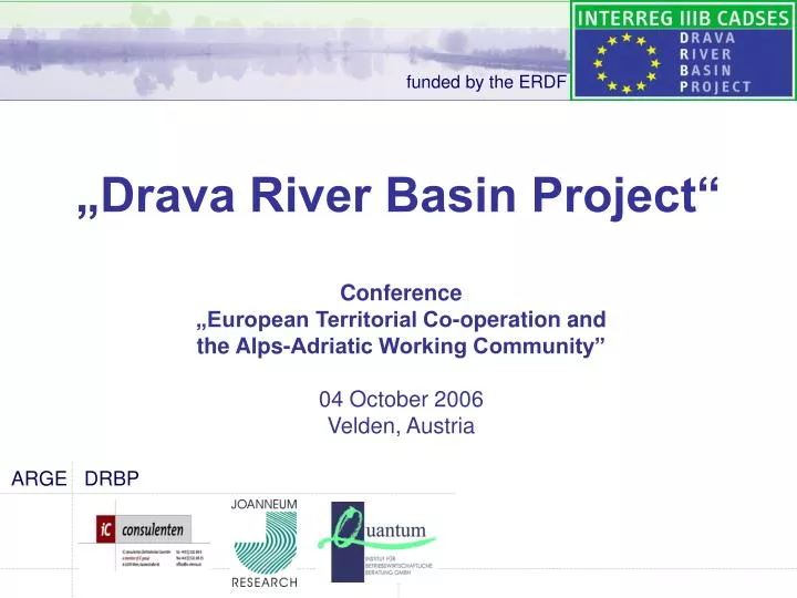 drava river basin project
