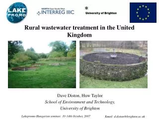 Rural wastewater treatment in the United Kingdom