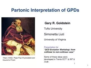 Partonic Interpretation of GPDs