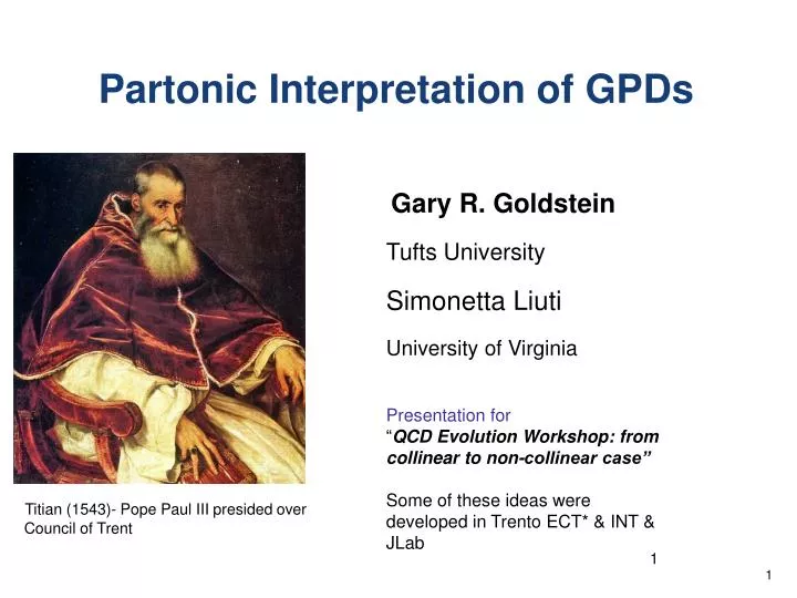 partonic interpretation of gpds