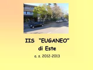iis euganeo di este a s 2012 2013
