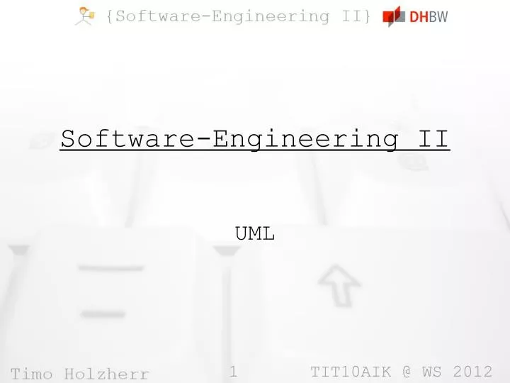 software engineering ii