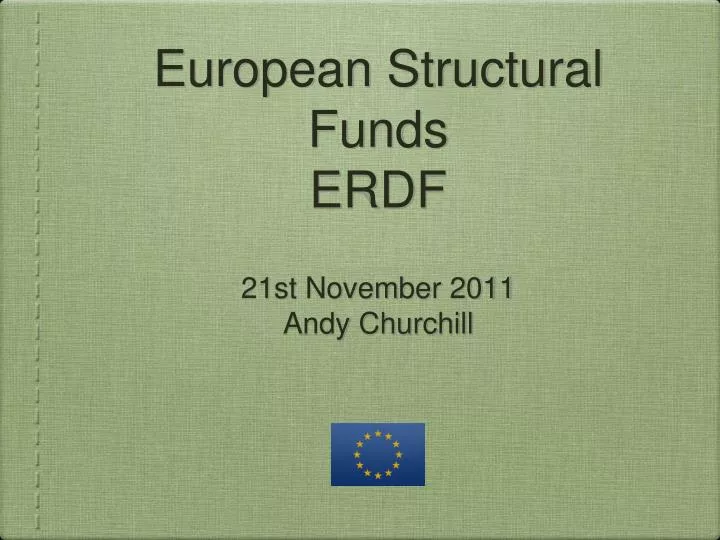 european structural funds erdf