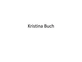 kristina buch