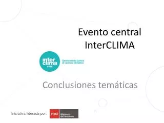 evento central interclima