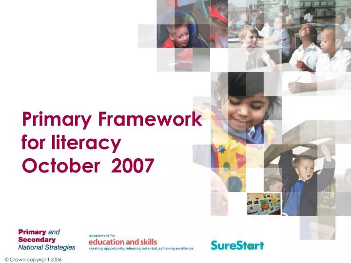 primary framework for literacy october 2007