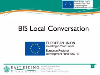 BB BIS Local Conversation