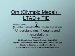 om olympic medal ltad tid