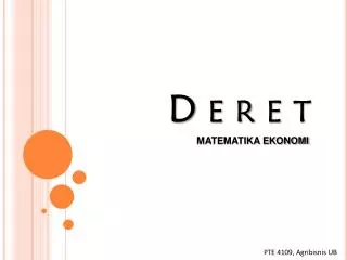 d e r e t