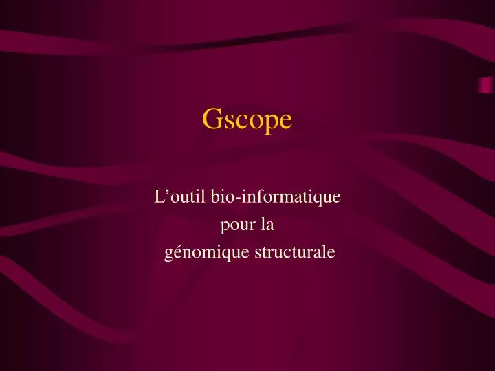 gscope