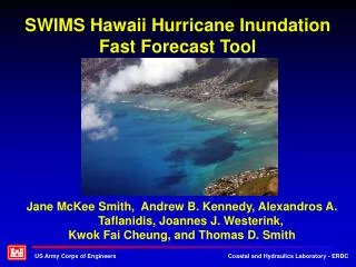 SWIMS Hawaii Hurricane Inundation Fast Forecast Tool