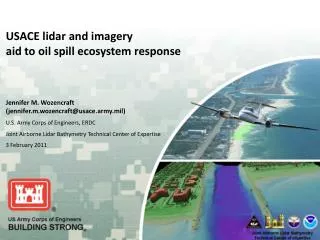 USACE lidar and imagery aid to oil spill ecosystem response