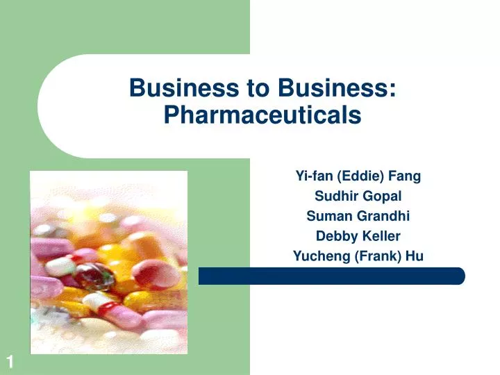 business to business pharmaceuticals