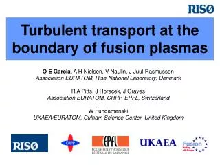 Turbulent transport at the boundary of fusion plasmas