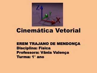 cinem tica vetorial