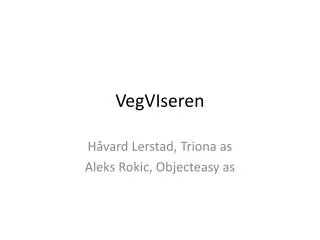 vegviseren