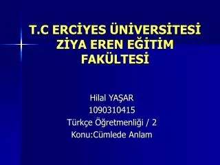 t c erc yes n vers tes z ya eren e t m fak ltes