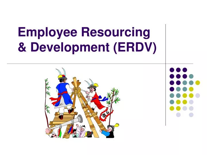 employee resourcing development erdv