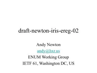 draft-newton-iris-ereg-02
