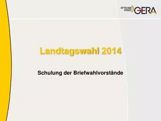 landtagswahl 2014