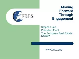 Moving Forward Through Engagement