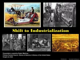 Shift to Industrialization