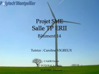 projet sme salle tp erii b timent 14
