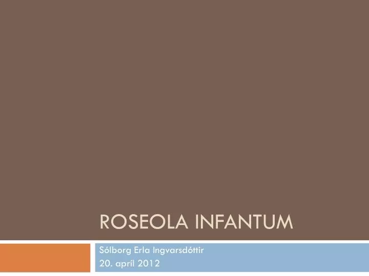 roseola infantum