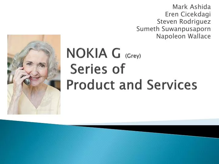 nokia g grey series of product and services