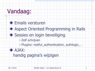 vandaag