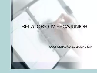relat rio iv fecaj nior