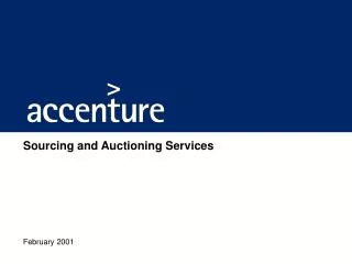 Sourcing and Auctioning Services