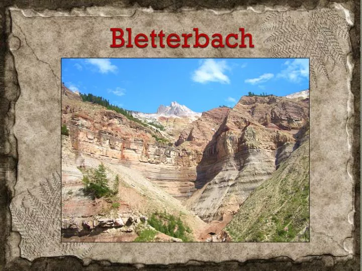 bletterbach