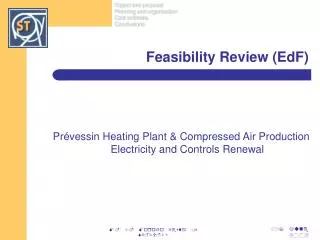 Feasibility Review (EdF)