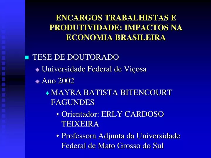 encargos trabalhistas e produtividade impactos na economia brasileira