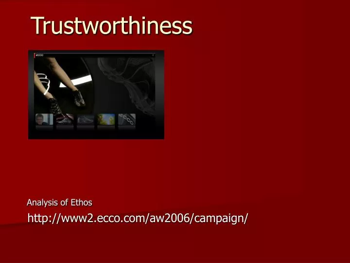 trustworthiness