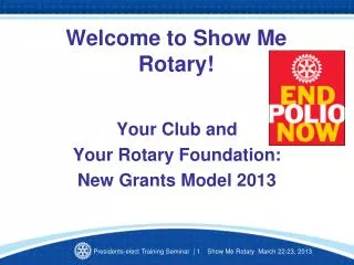 Welcome to Show Me Rotary!