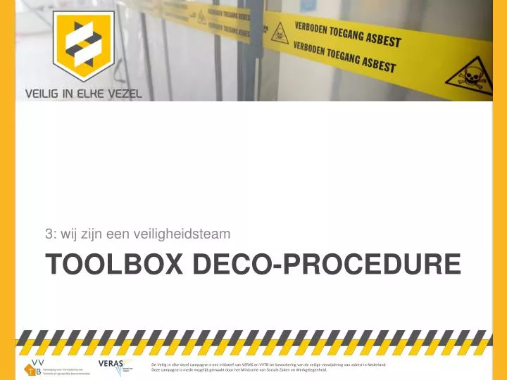 toolbox deco procedure