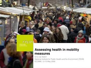 Assessing health in mobility measures
