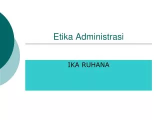 etika administrasi