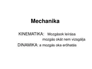 mechanika