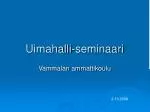 Uimahalli-seminaari - slide 1