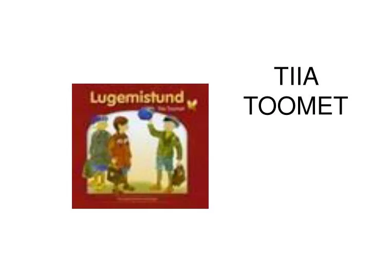 tiia toomet